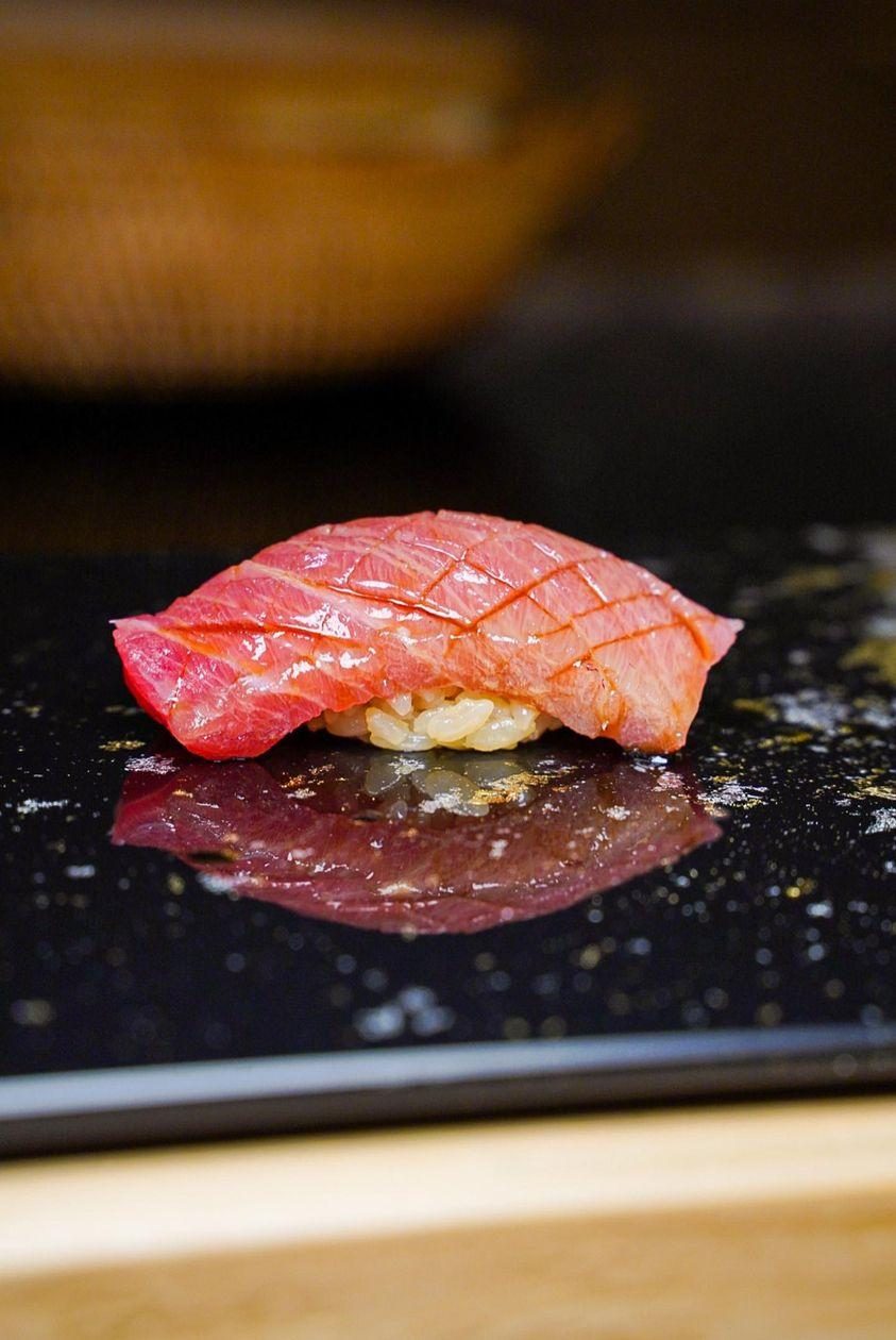 Nigiri served at Tsubame
